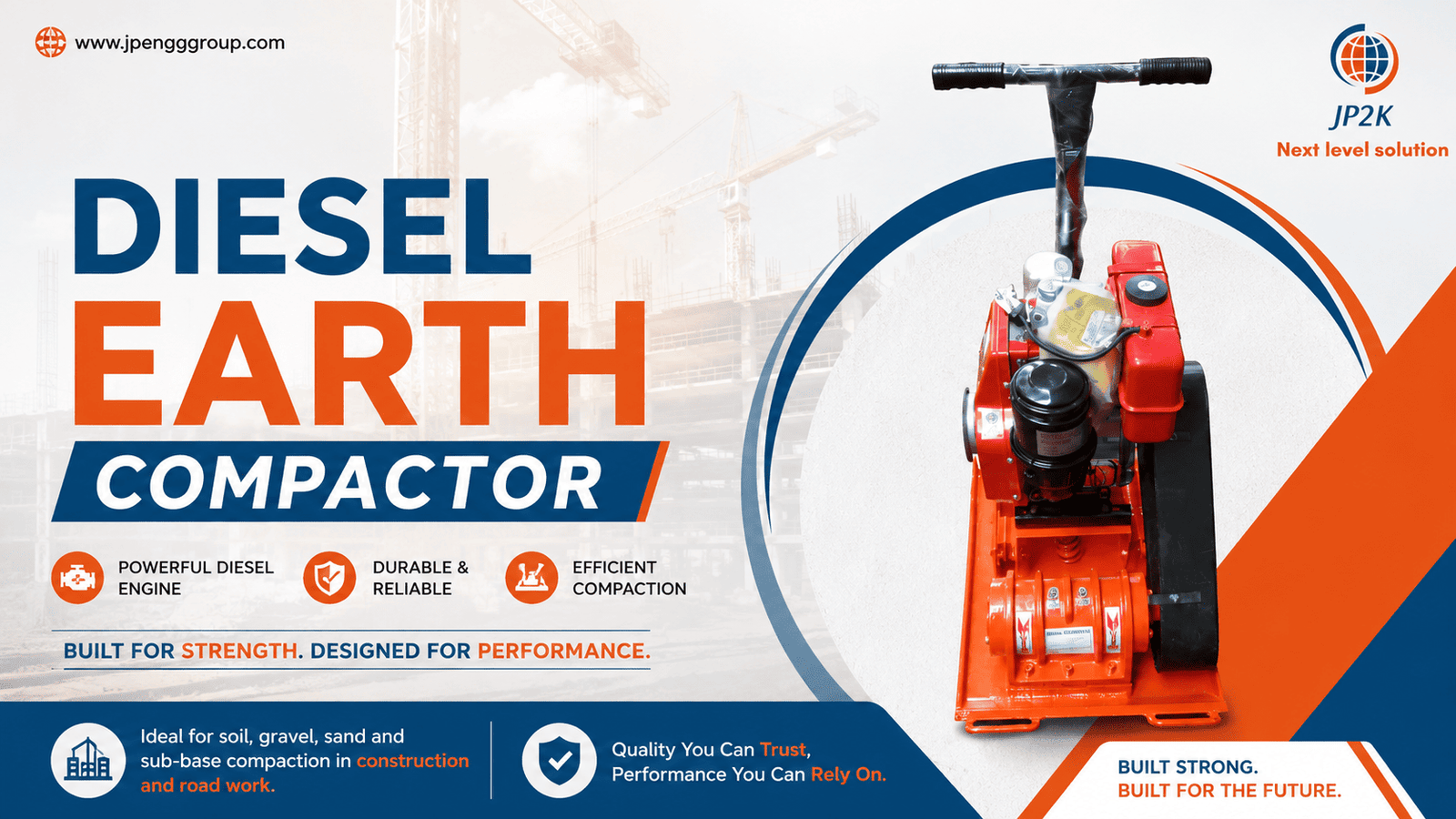 Diesel Plate Compactor